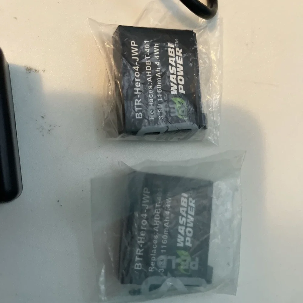 Wasabi Power Battery (2-Pack) and Double Charger for GoPro HERO4, (10)